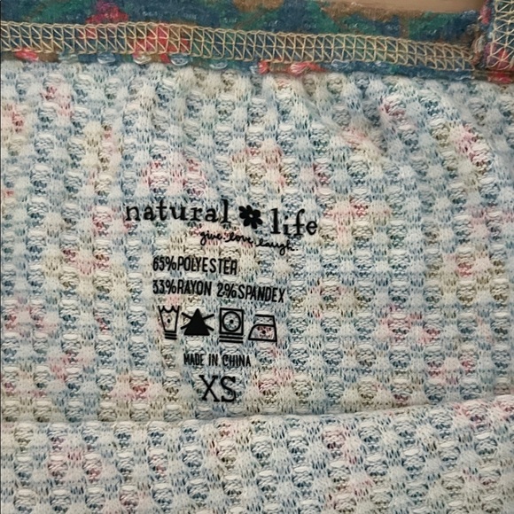 Natural Life Mix & Match Waffle Pajama Set NWT - Picture 2 of 6